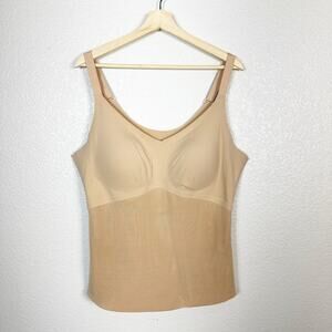 Honeylove Womens LiftWear Cami Shapewear Tank Top in Tan Size 2X